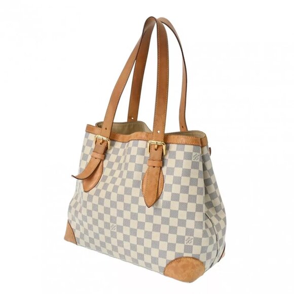 LOUIS VUITTON Damier Azur White/Blanc N51206 hand bag - Picture 4 of 12